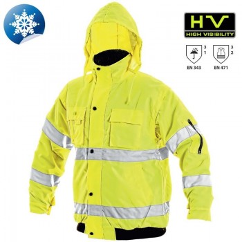 Jachetă de lucru Hi-Viz LEEDS